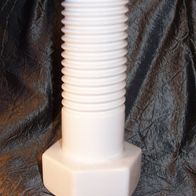 Reyher-Werbe/ Jubiläum Porzellan-Vase in Form einer Schraube, Alcobaca 1987