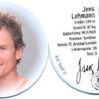 DFB-KAISERS-Sammelplakette WM 2006 Jens Lehmann mit Autogramm