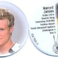 DFB-KAISERS-Sammelplakette WM 2006 Marcell Jansen mit Autogramm