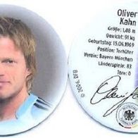 DFB-KAISERS-Sammelplakette WM 2006 Oliver Kahn mit Autogramm