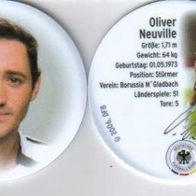 DFB-KAISERS-Sammelplakette WM 2006 Oliver Neuville mit Autogramm