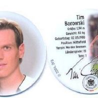 DFB-KAISERS-Sammelplakette WM 2006 Tim Borowski mit Autogramm
