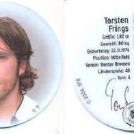 DFB-KAISERS-Sammelplakette WM 2006 Torsten Frings mit Autogramm