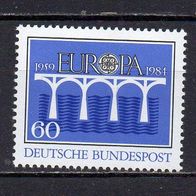 Bund BRD 1984, Mi. Nr. 1210, Europa 25 Jahre CEPT, postfrisch #18082