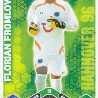Hannover 96 Topps Match Attax Trading Card 2010 Florian Fromlowitz Nr.91