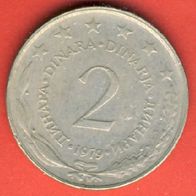 Jugoslawien 2 Dinara 1979