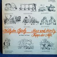 Vinyl 12" Litera DDR 1975 - Wilhelm Busch / Max und Moritz & Fipps der Affe