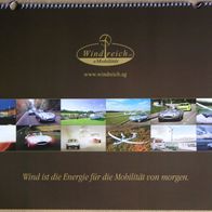 Windreich Kalender 2012 -Wind ist die Energie für die Mobilität von morgen-