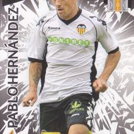FC Valencia Panini Trading Card Champions League 2010 Pablo Hernandez Nr.343