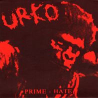 Suffer / Urko - Prime Hate 7" (1998) Flat Earth Records / UK HC-Punk / Crust-Punk