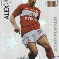 Spartak Moskau Panini Trading Card Champions League 2010 Alex Star Player Nr.324