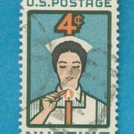 USA 1961 Mi.816 Krankenschwester sauber gestempelt.