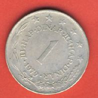 Jugoslawien 1 Dinar 1979