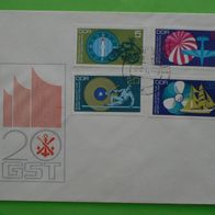 DDR 1972 Lot aus Mi. Nr. 1773 - 1777 = auf Brief = GST =