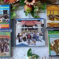 Ernst Mosch - Egerländer Musikanten - Sammlung - 1 CD und 4 Musikkassetten