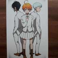 The Promised Neverland 3 Postkarte Sammelkarten Anime Manga