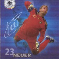 DFB Rewe Plastik Sammelkarte WM 2010 Manuel Neuer 23/25