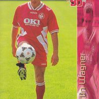 1. FC Kaiserslautern Panini Ran Sat1 Trading Card 1996 Martin Wagner Nr.125