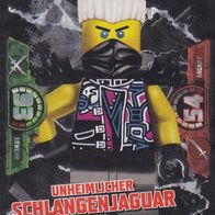 Lego Ninjago Trading Card 2018 Unheimlicher Schlangenjaguar Kartennummer 249