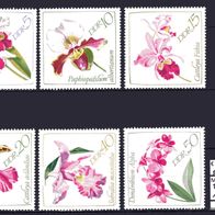 DDR 1968 Orchideen MiNr. 1420 - 1425 postfrisch
