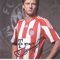 Bayern München Autogrammkarte Anatoliy Tymoshchuk 2010