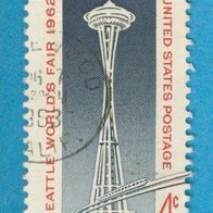 USA 1962 Mi.826 Weltausstellung in Seattle sauber gestempelt