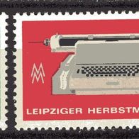 DDR 1966 Leipziger Herbstmesse MiNr. 1204 - 1205 postfrisch