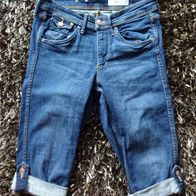 Bermuda - Jeans von H&M dunkelblau, Gr 34, schönes Design #WIE NEU #Sommer #TOP