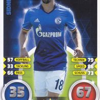 Schalke 04 Topps Match Attax Trading Card 2016 Sidney Sam Nr.300