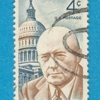 USA 1962 Mi.832 Sam Rayburn mit ovalen Stempel.