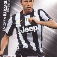 Juventus Turin Panini Trading Card Champions League 2012 Andre Barzagli