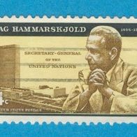 USA 1962 Mi.833 I. Dag Hammarskjöld gest.