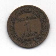 Münze Frankreich Bon Pour 1 Franc 1923