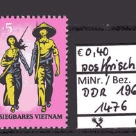 DDR 1969 Unbesiegbares Vietnam (III) MiNr. 1476 postfrisch