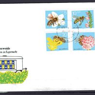 DDR 1990 Die Biene FDC MiNr. 3295 - 3298 gestempelt