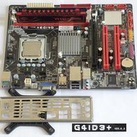 Mainboard Biostar G41D3 + , Intel Q8200 4x2,33 GHz, 4 GB DDR3 Ram