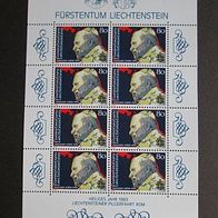 Liechtenstein KB Kleinbogen 830 * * Pabst Johannes Paul II. 1983 Mi. 12,00