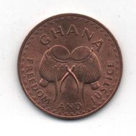 Münze Ghana 1 Pesewa 1967