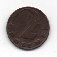 Münze Österreich 2 Groschen 1926