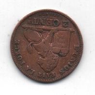 Münze Belgien 2 Centimes 1902