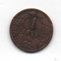 Münze Österreich 1 Kreuzer 1859