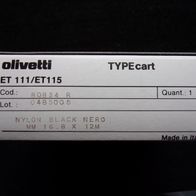 Original Typecart Olivetti für ET111 / ET115 Nylon Black Nero MM 16,8 X 12 M