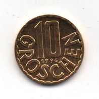 Münze Österreich 10 Groschen 1996