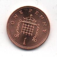 Münze England 1 Penny 1988