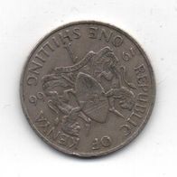 Münze Kenya 1 Shilling 1966