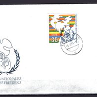 DDR 1986 Internationales Jahr des Friedens FDC MiNr. 3036 gestempelt