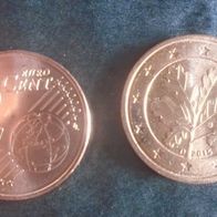 Münze Deutschland: 2 Euro Cent 2015 - D - Vorzüglich