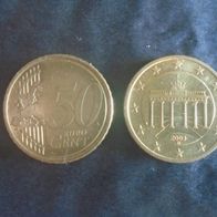 Münze Deutschland: 50 Euro Cent 2003 - D - Vorzüglich