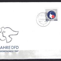 DDR 1987 40 Jahre Demokratischer Frauenbund Deutschlands FDC MiNr. 3079 gestempelt