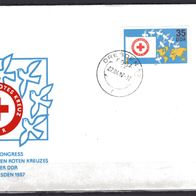 DDR 1987 Kongress des Deutschen Roten Kreuzes der DDR FDC MiNr. 3088 gestempelt